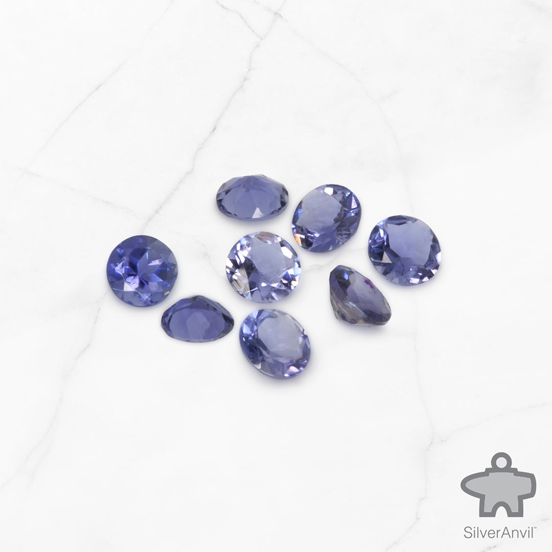 Iolite Round – Silver Anvil Rock and Gem