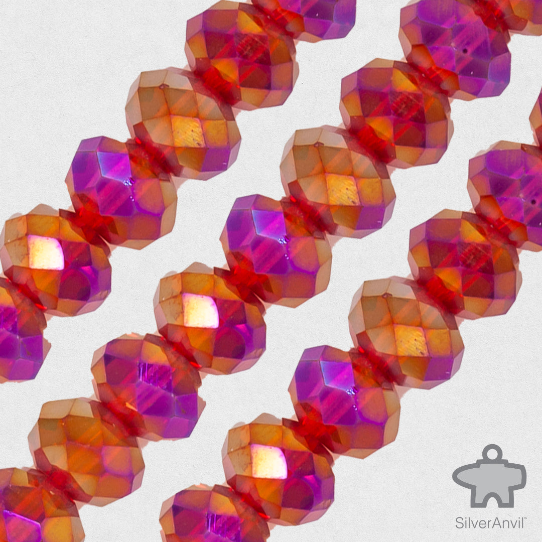 Iridescent on sale crystal beads