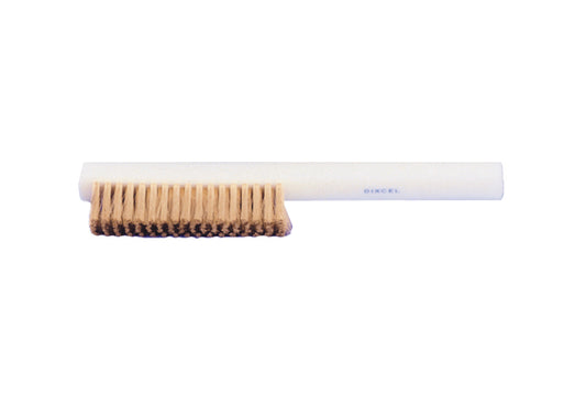 Brass Scratch Brush, Plastic Handle, 7-1/4" Long