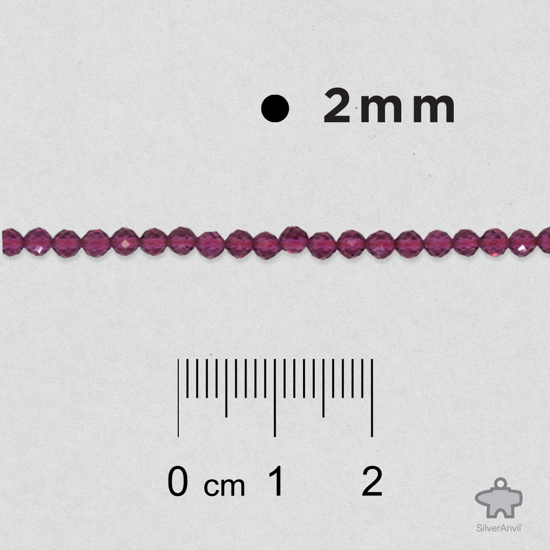 Magenta Bead - 2mm