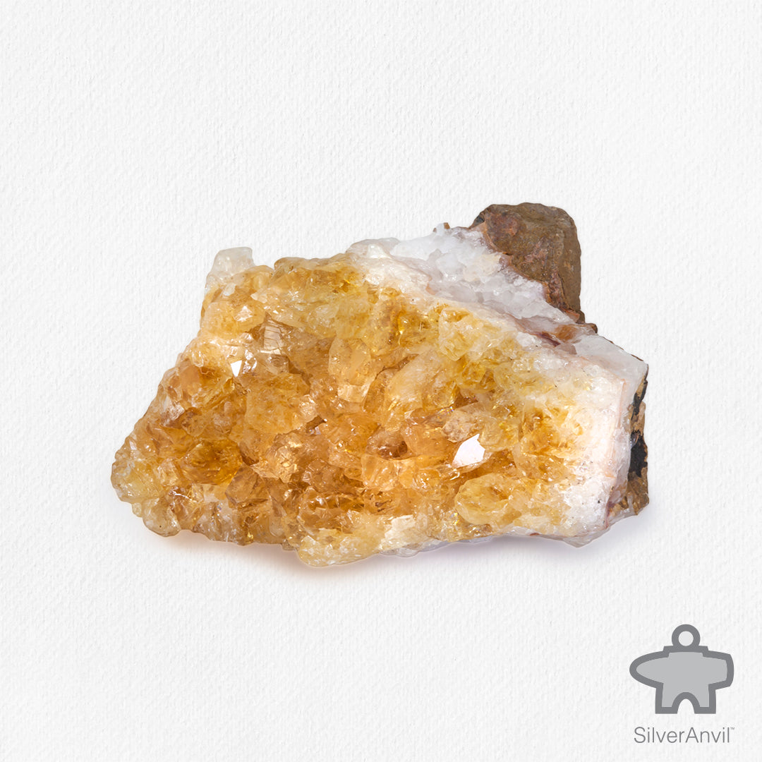 Citrine Specimen – Silver Anvil Rock and Gem