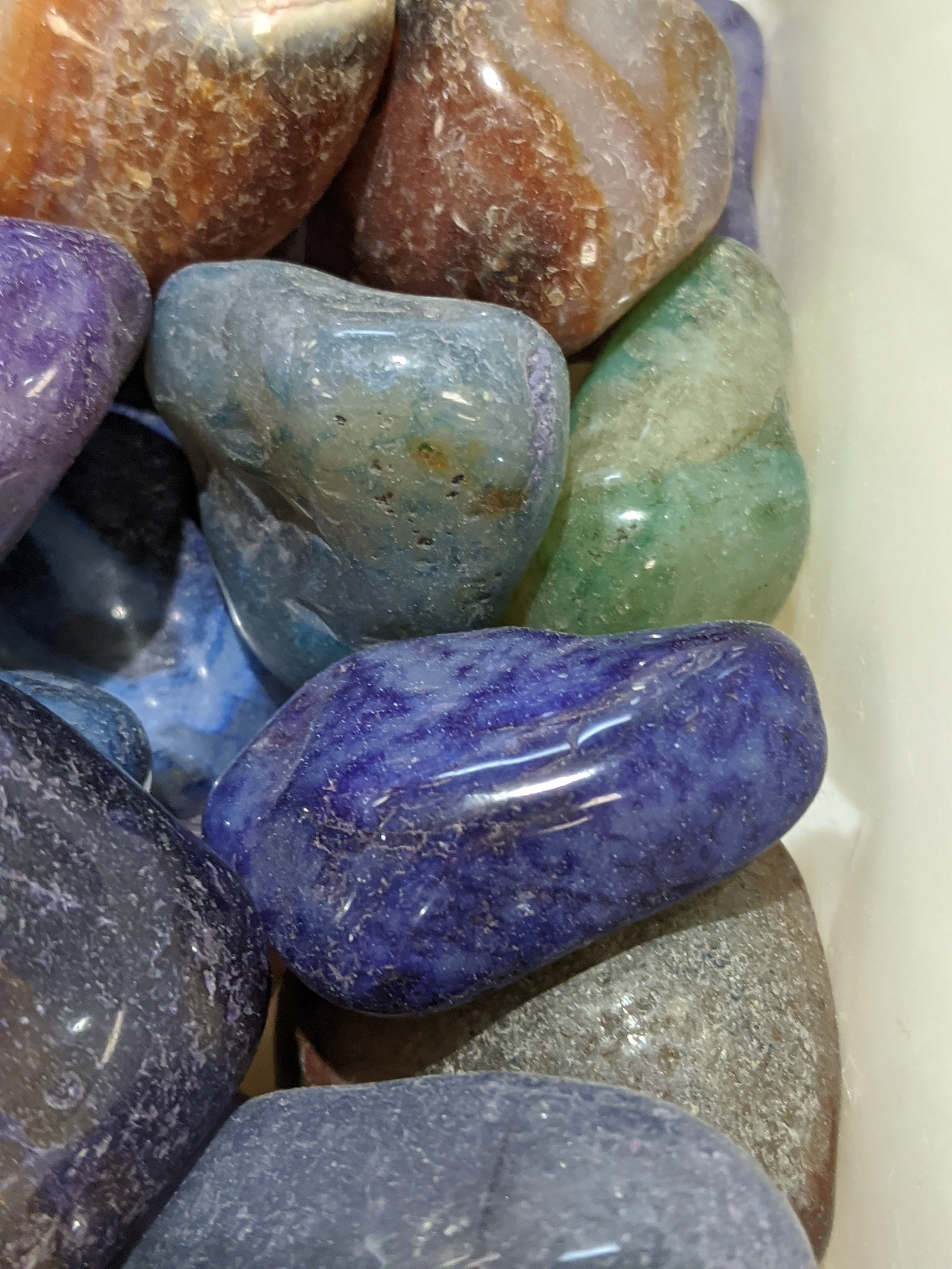 Crackle Quartz Silver Anvil Rock and Gem