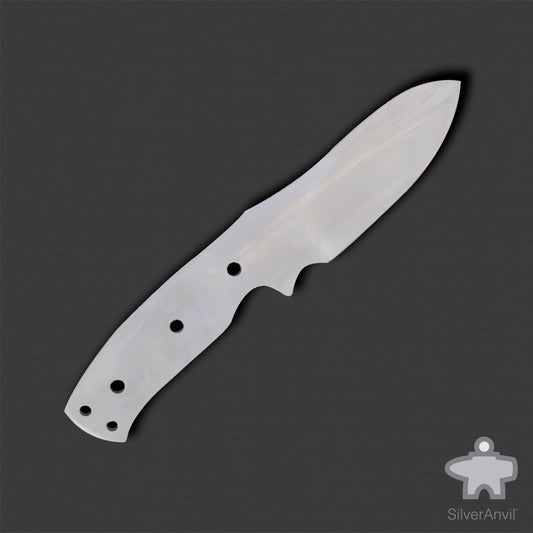 Drop Point Full Tang Knife Blank (23cm)