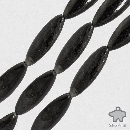 Black Chalcedony Beads