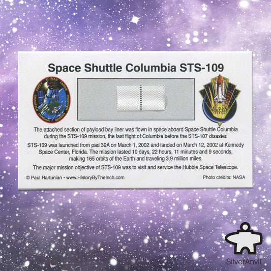 Swatch from Space Shuttle Columbia