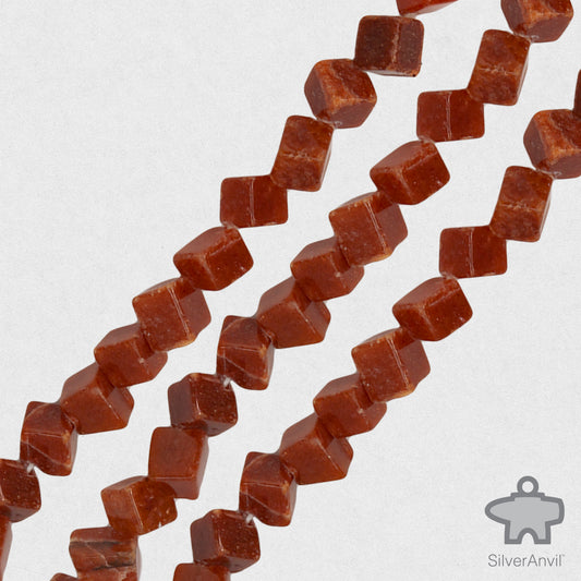 Red Aventurine Beads