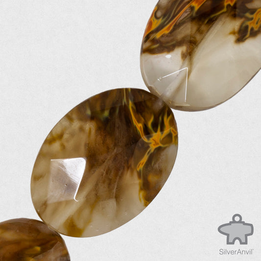 Wispy Agate Beads