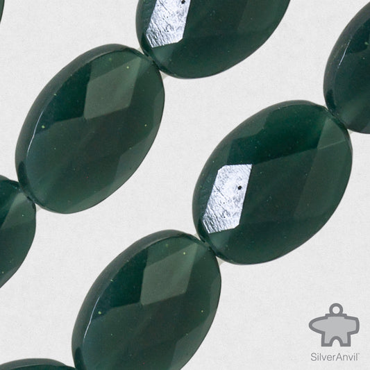 Green Jasper Beads