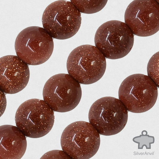 Goldstone Beads - 8mm