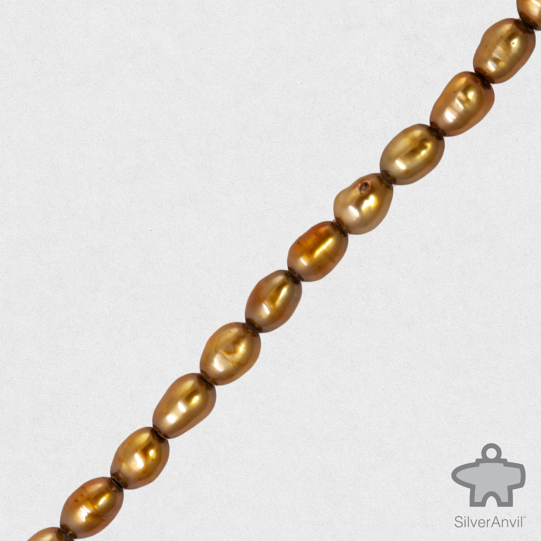 Fresh Water Pearl Bead-Gold