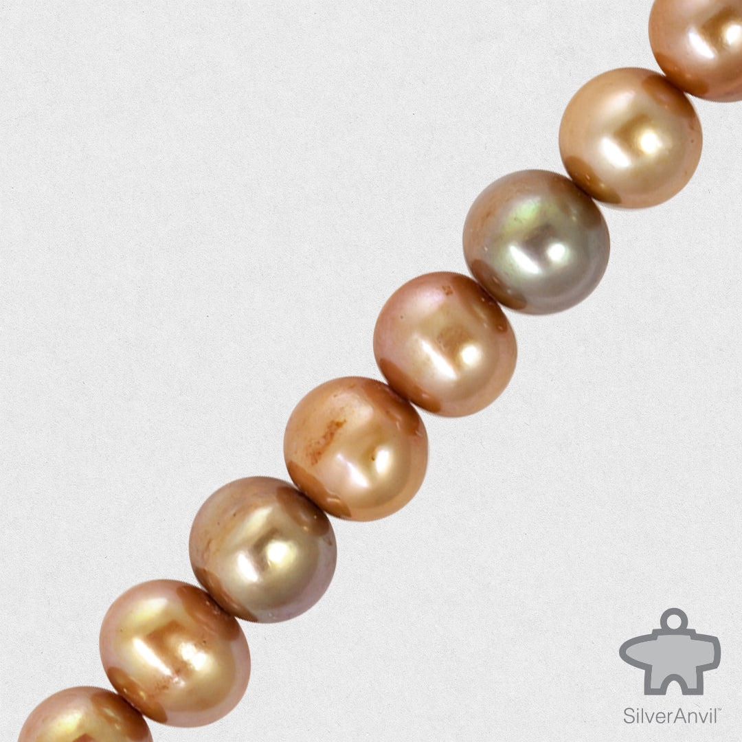 Freshwater Pearl Beads-Gold